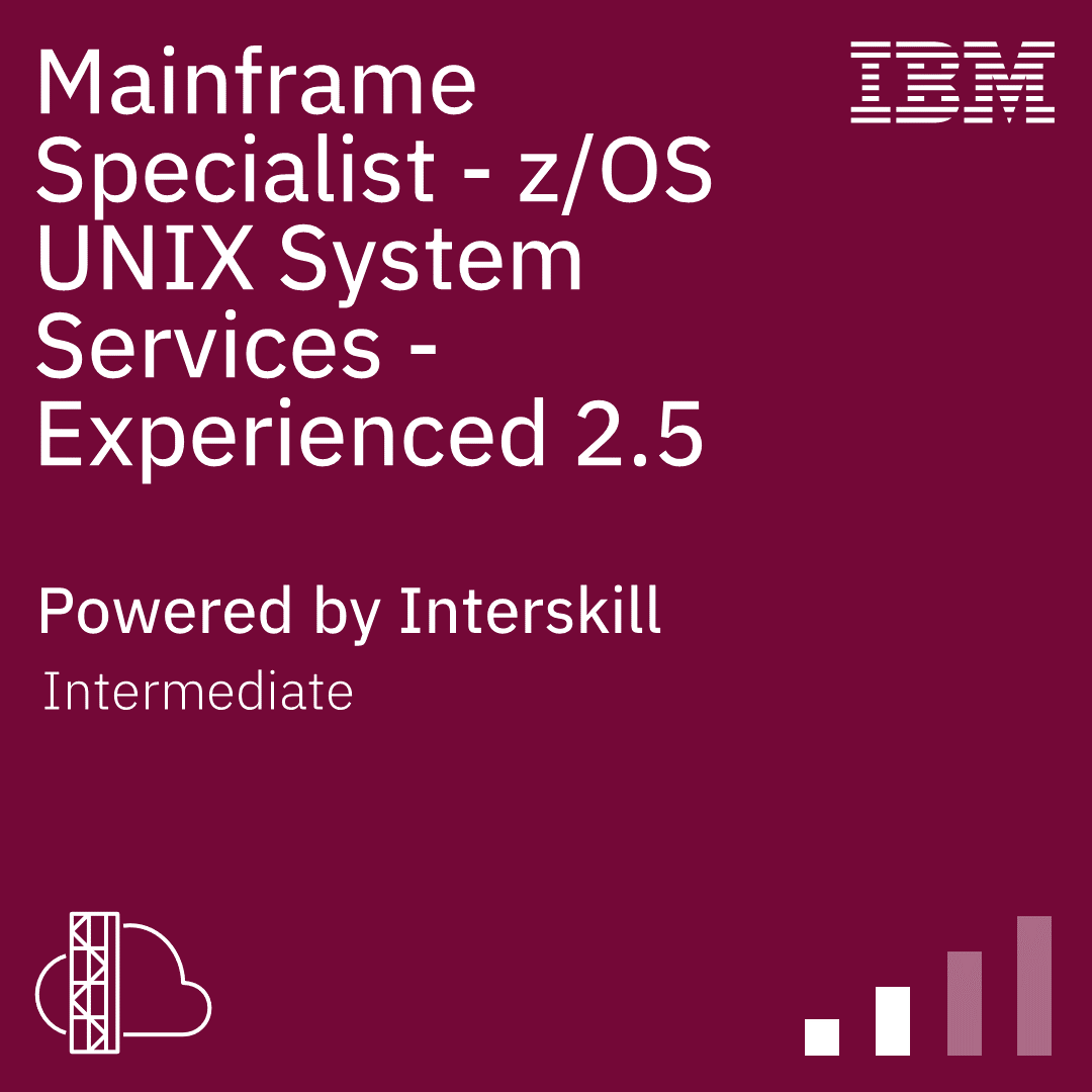 Mainframe Specialist - zOS UNIX System Services - Experienced 2.5