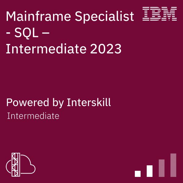 Interskill - Mainframe Specialist - SQL - Intermediate 2023